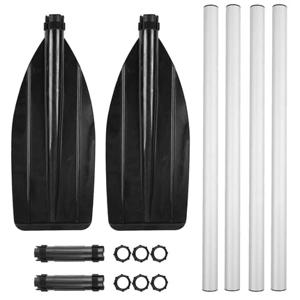 2-Pieces: Kayak Paddles Aluminum Alloy Detachable Canoe