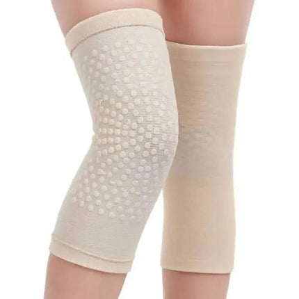 2-Pieces: Self Heating Support Knee Pads Elbow Brace Warm
