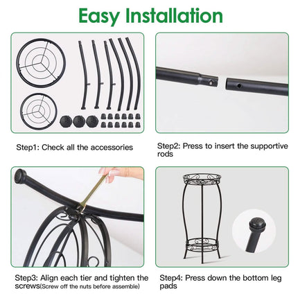 2-Tier Tall Plant Stand Rack Holder