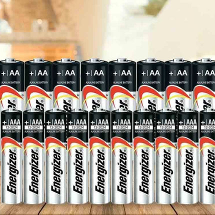20-Pack: Energizer AA or AAA Max Alkaline Batteries
