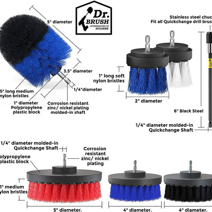 20-Pack: Holikme Drill Brush Attachments Set