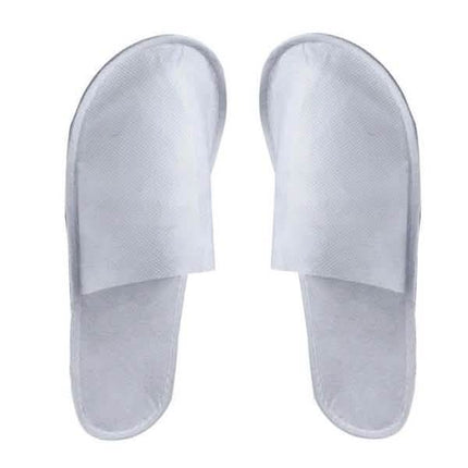 20-Pairs: Spa Hotel Guest Soft Slippers Closed Toe Disposable Travel Slipper