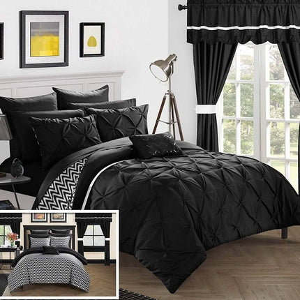 20-Piece: Knoxville Reversible Comforter Complete Bed