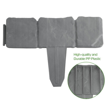 20-Pieces: Plastic Cobbled Stone Effect
