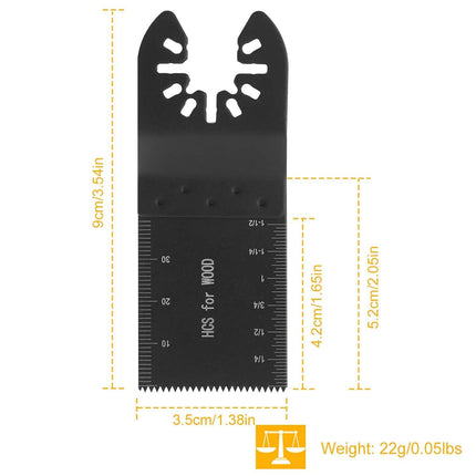 20-Pieces Set: Saw Blade Metal Oscillating Multitool Cutter Fit