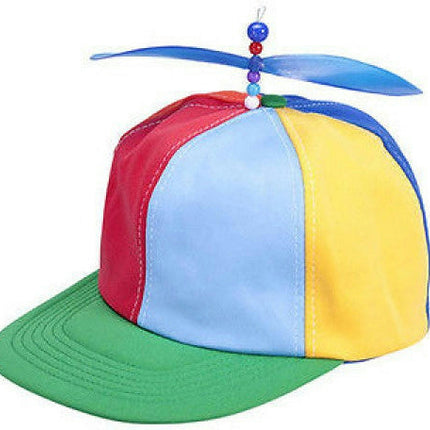 Multi Color Propeller Cap Adjustable Adult Costume Hat
