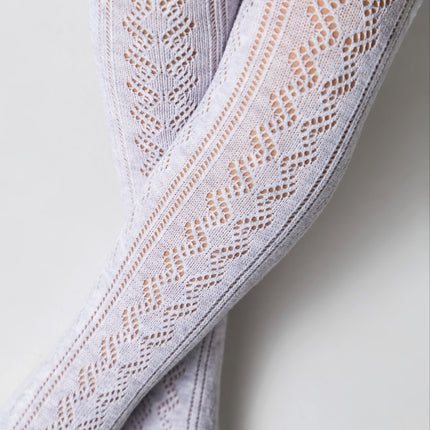 Conte-Kids Cotton Tights Miss 617 - Lace Pattern