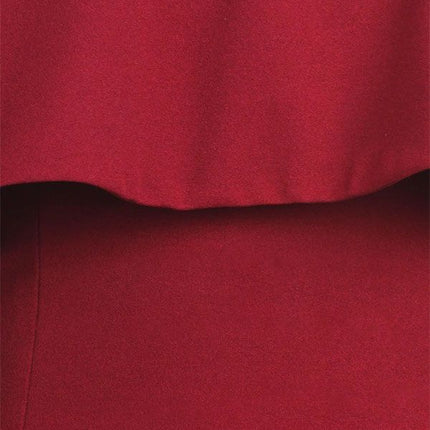 CLEARANCE - Eureka 2102 Long Dress Off Shoulder with V-Notch Ruffled Bodice (Size XL)