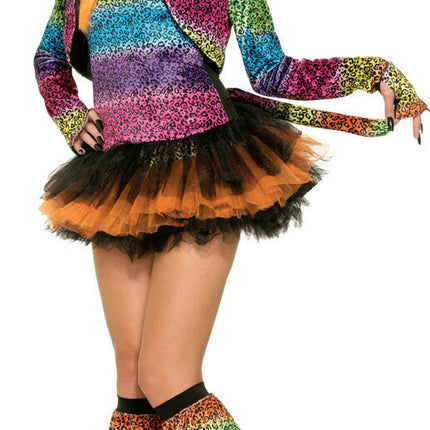 Women's Party Animal Lively Leopard Costume Size XS/S