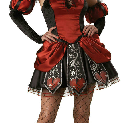 Queen of Broken Hearts Deluxe Adult Costume XS