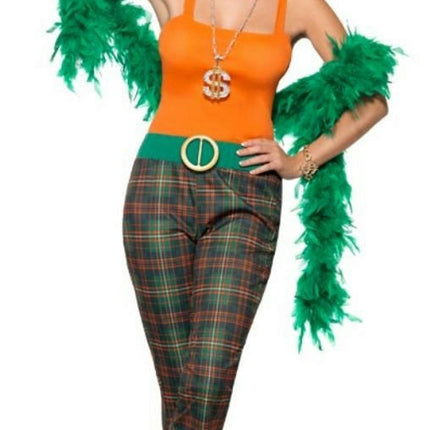 Pimpette Adult Lady Pimp 70's Disco Womens Costume Size Large 14-16