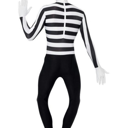 Men's Mime Second Skin Costume Size XL 46-48 chest