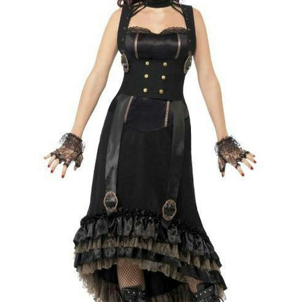 Steampunk Vamp Victorian Gothic Adult Costume Size Small