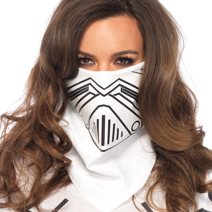 Evil Robot Bandana - White/Blac - O/S