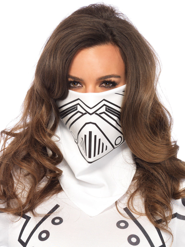 Evil Robot Bandana - White/Blac - O/S