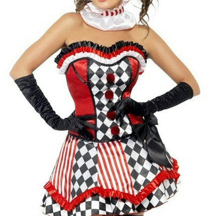 Fever Deluxe Clown Cutie Adult Costume Size Medium