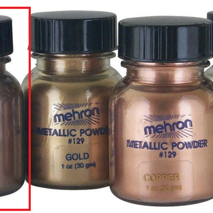 Mehron Metallic Powder Bronze .75 oz