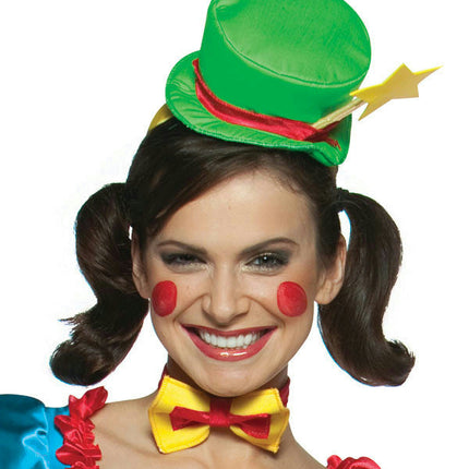 Star Clown Mini Top Hat on Headband
