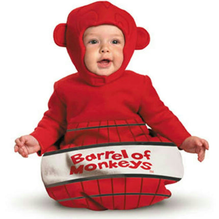 Barrel of Monkeys Bunting Costume Newborn Size 0-6 mos