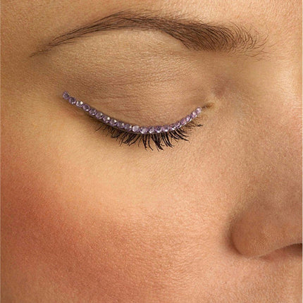 Purple Violet Sparkle Eyelid Jewels Decoration For Eyes