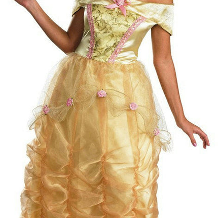 Disney Beauty And The Beast: Belle Adult Deluxe Costume Size Large 12-14