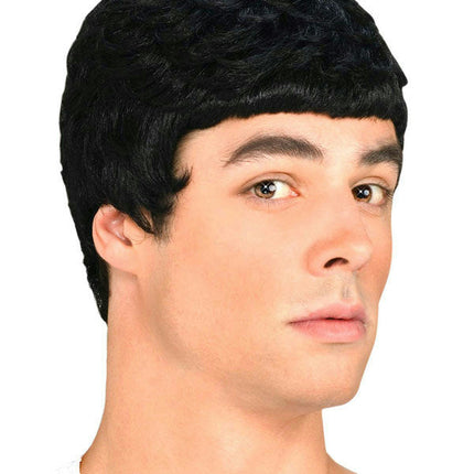 Black Julius Caesar Roman Mens Costume Wig