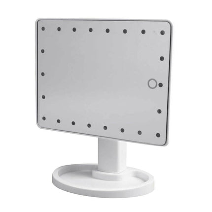 22 LED Touch Screen Desktop Stand Mirror