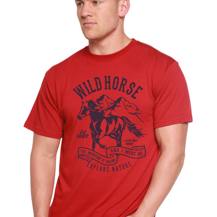Wild Horse Spun Bamboo® Men's Bamboo Viscose/Organic Cotton Short Sleeve Graphic T-Shirt