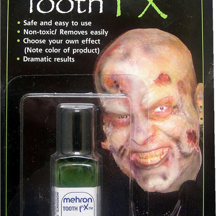 Mehron Tooth FX Liquid Paint On Tooth Color Spinach Green