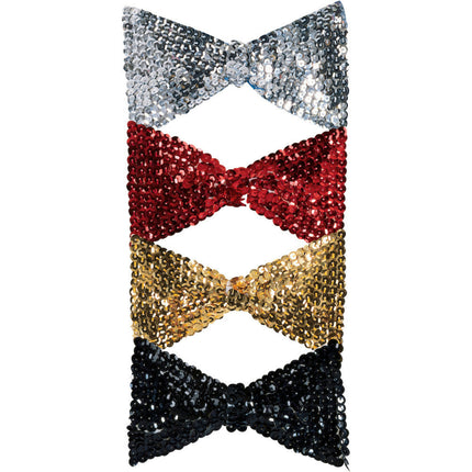 Rubies Black Sequin Bowtie