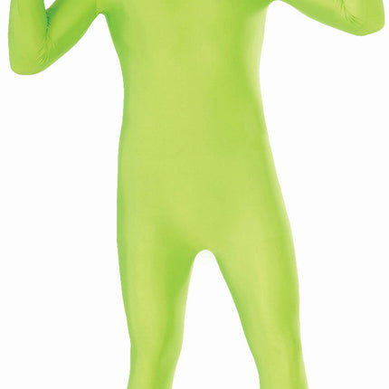 Green Alien Disappearing Man Suit Adult Costume Size Standard