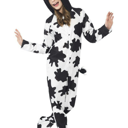 Unisex Kids Cow Costume Size Small 4-6