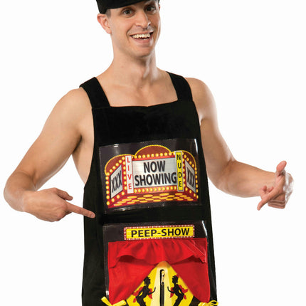 Funny Men's Peep Show Adult Costume One Size