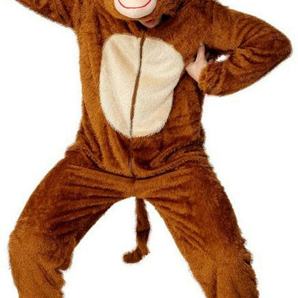 Smiffy's Monkey Adult Costume with Hood Size Medium