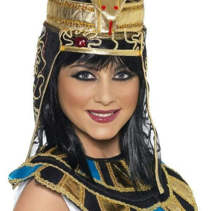 Smiffy's Women's Egyptian Headpiece With Snake Design