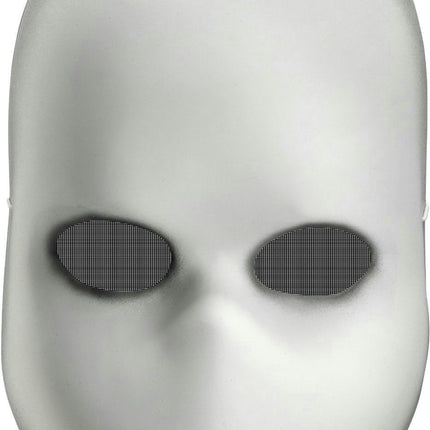Blank Black Eyes Doll Adult Mask