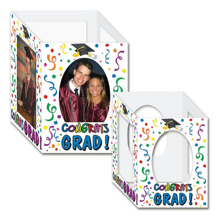 Beistle 2-Pack Congrats Graduate Photo Centerpiece Graduation Table Decoration