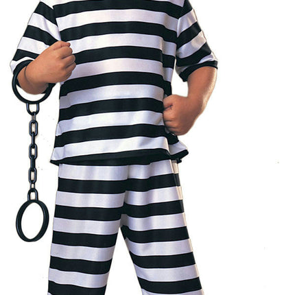 Child Prisoner Boy Costume Convict Child Costume Size Small