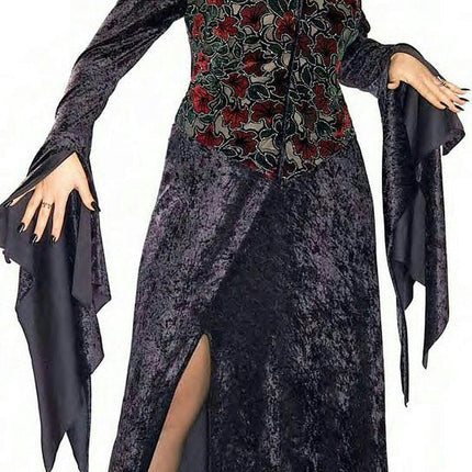 Dark Vixen Covenant Plus Size Hooded Velvet Dress Adult Costume