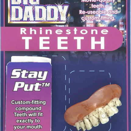 Big Daddy Rhinestone Teeth False Dentures Movie Quality