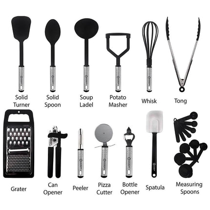 23-Piece Set: Nylon Cooking Utensils Set