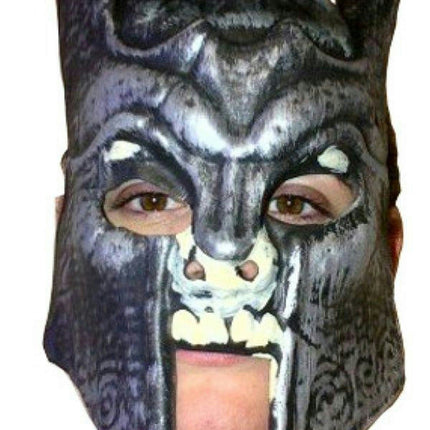 Horrorland Dark Knight Foam Chinless Face Mask with Elastic Strap