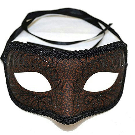 Romeo Petite Animal Cheetah Print Eye Mask Mardi Gras