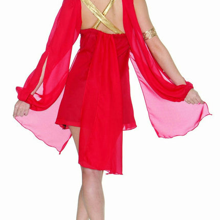 Delicious Grecian Goddess in Red Sexy Adult Costume M/L