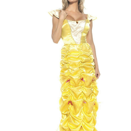 Women's Yellow Southern Belle Princess Costume Size S/M