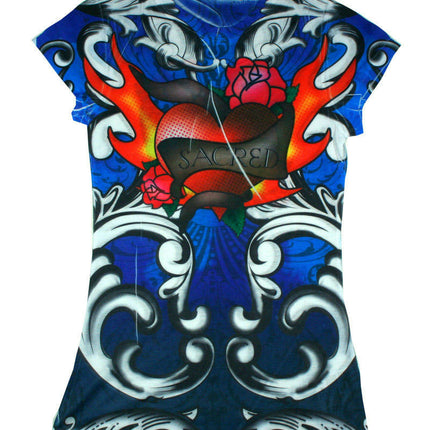 Girls Sacred Heart Juniors Sublimation Fashion Shirt Size Medium