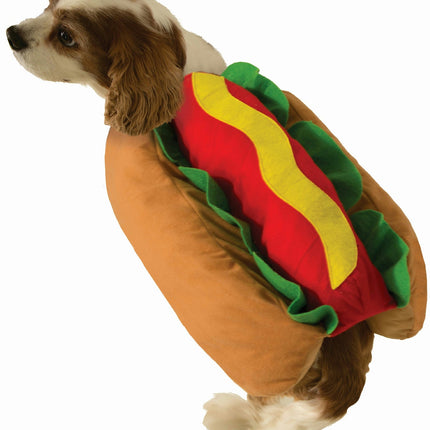 Hot Dog Pet Dog Costume Size Small
