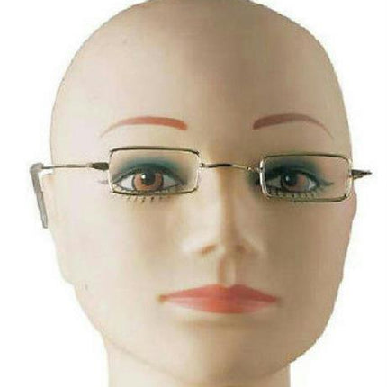 Square Wire Rim Santa Miss Claus Ben Franklin Old Style Specs Costume Glasses