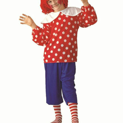 Rag Doll Boy Child Costume Size Small 4-6
