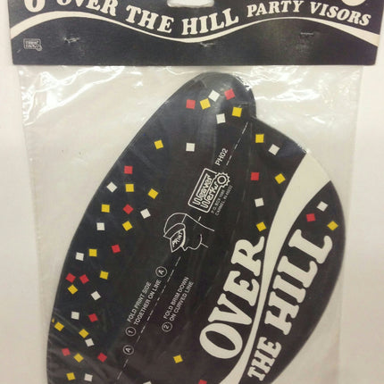 Over The Hill Party Visors Prank Gag Grandpa Birthday Retirement Gift
